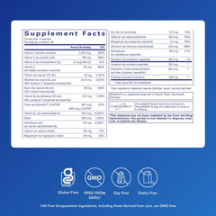 Nutrient 950 with NAC label close-up highlighting purity and hypoallergenic ingredients.