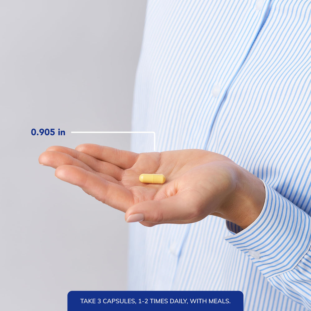 Pure Encapsulations Nutrient 950 bottle pour for convenient daily dosing