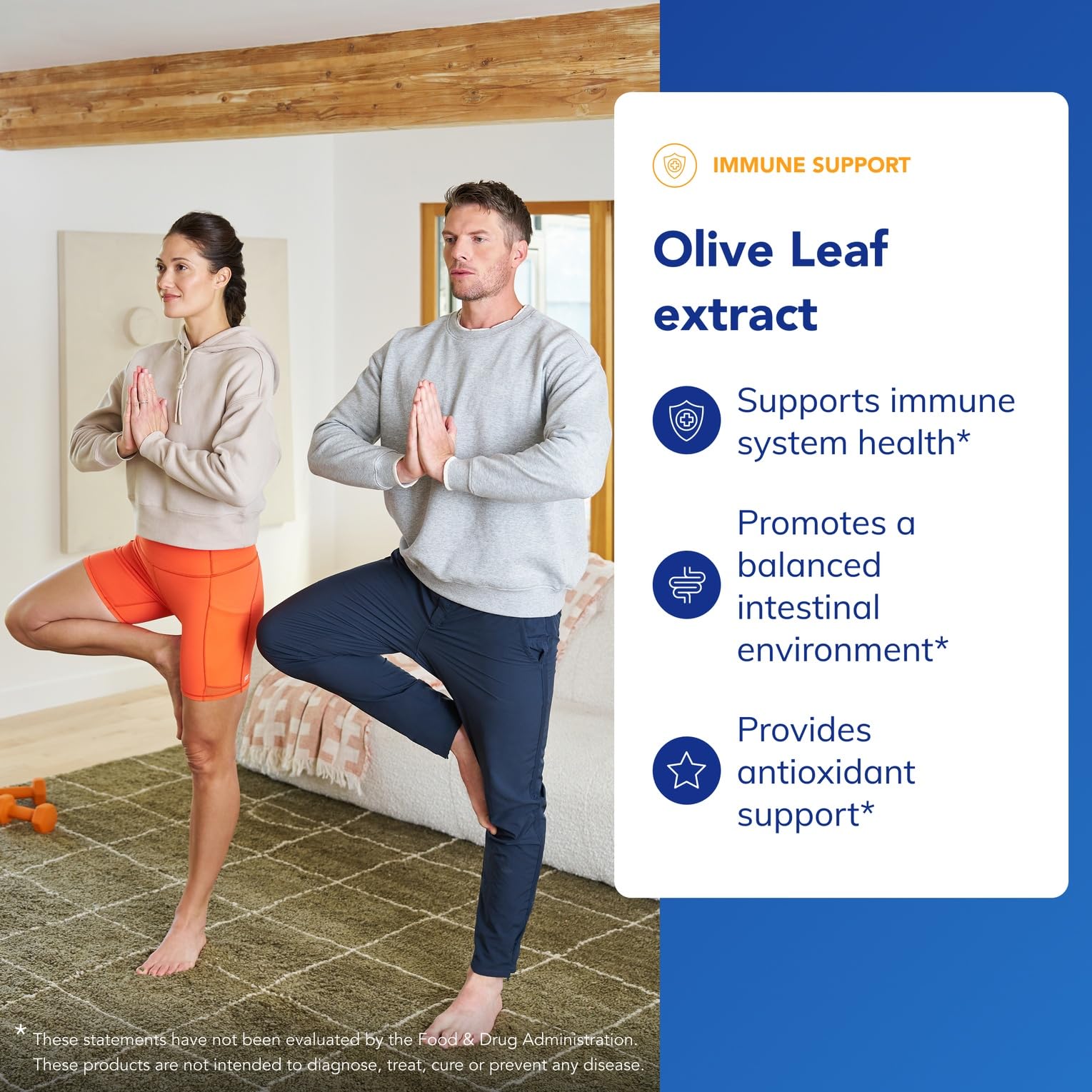 Pure Encapsulations olive leaf extract label showing clean ingredient standards.