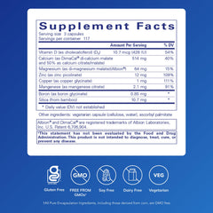 OsteoBalance capsules arranged for daily calcium support