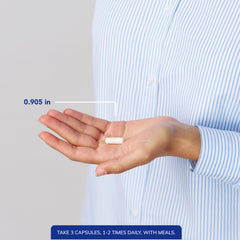 Vitamin D and minerals section on OsteoBalance packaging suggests a broad nutrient blend