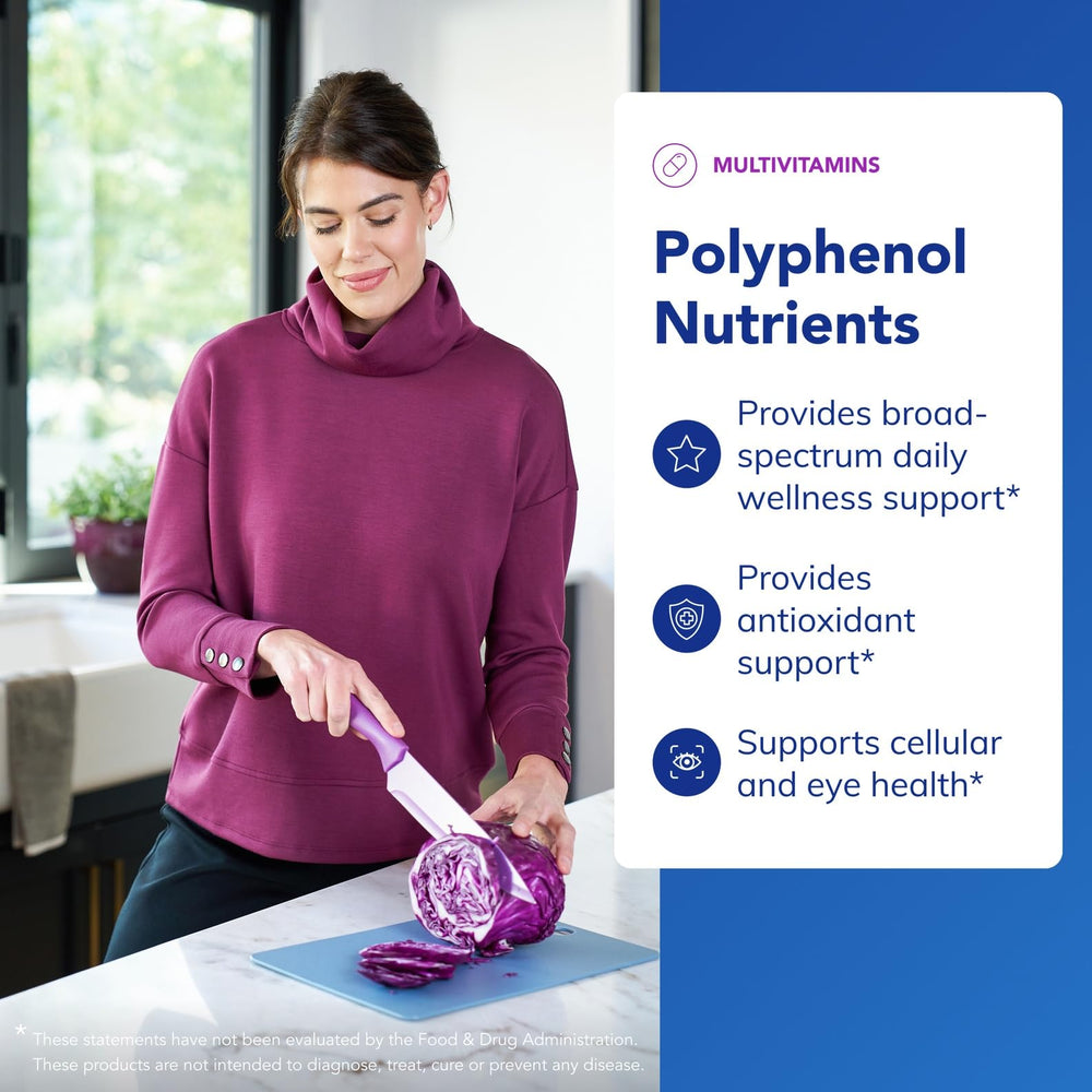 Ingredients highlight olive and grape polyphenols supporting daily wellness