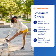 Pure Encapsulations Potassium Citrate electrolyte balance graphic highlights hydration and rhythm.