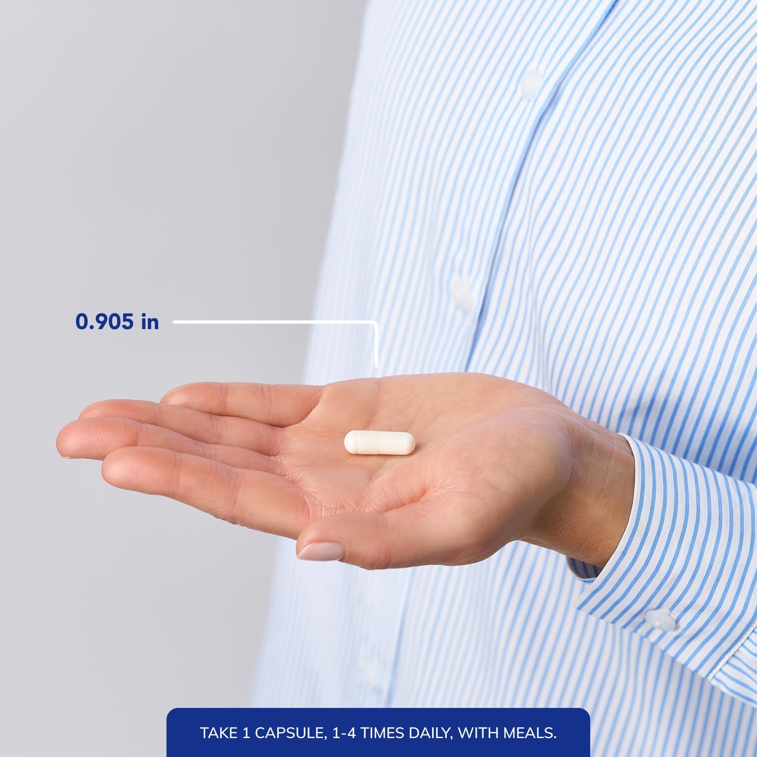 Pure Encapsulations Potassium Magnesium (Aspartate) pouring shot emphasizing daily supplement routine.