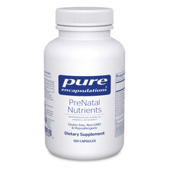 Pure Encapsulations PreNatal Nutrients bottle for prenatal support
