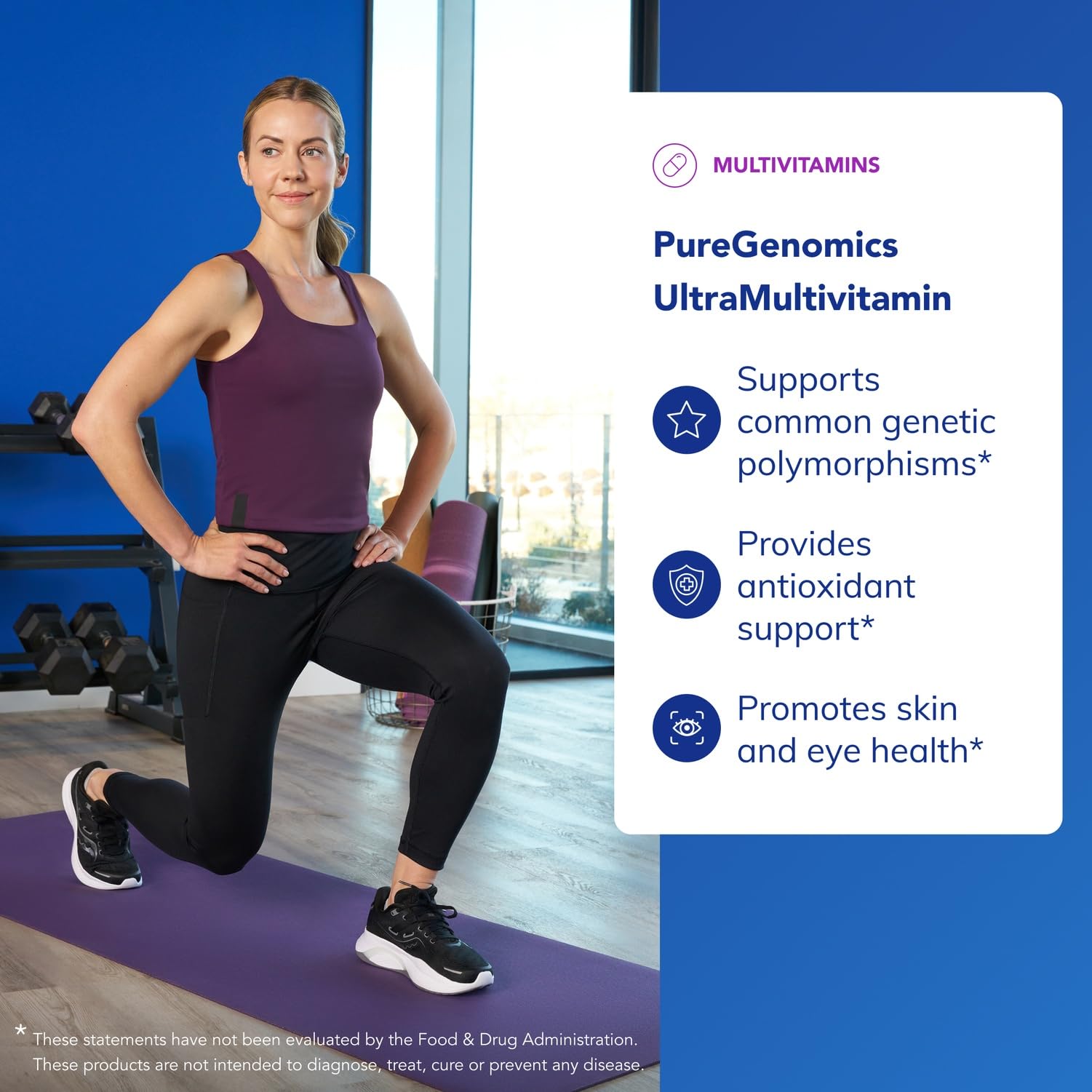 Pure Encapsulations PureGenomics UltraMultivitamin capsules close-up for easy daily use.