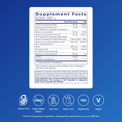 Pure Encapsulations PureGenomics B-Complex capsules promote methylation-friendly vitamins for cellular health.