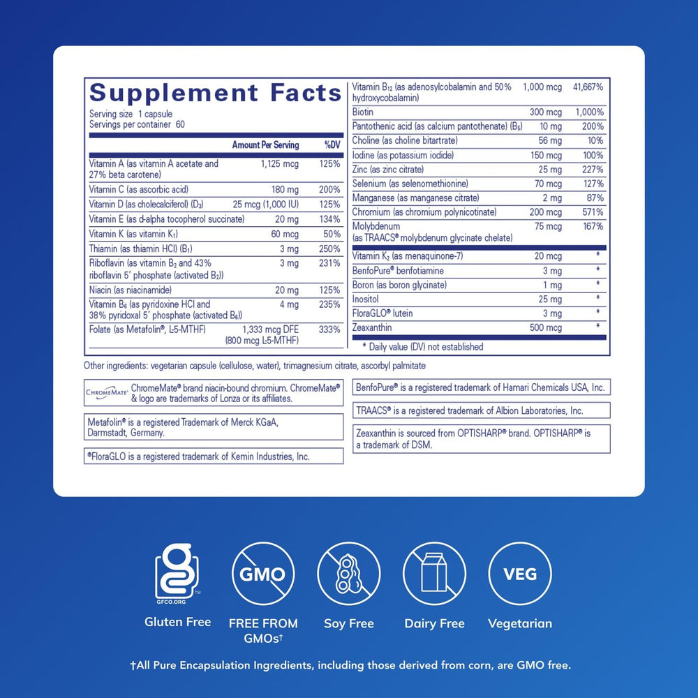Pure Encapsulations PureGenomics capsules ready for your morning routine.