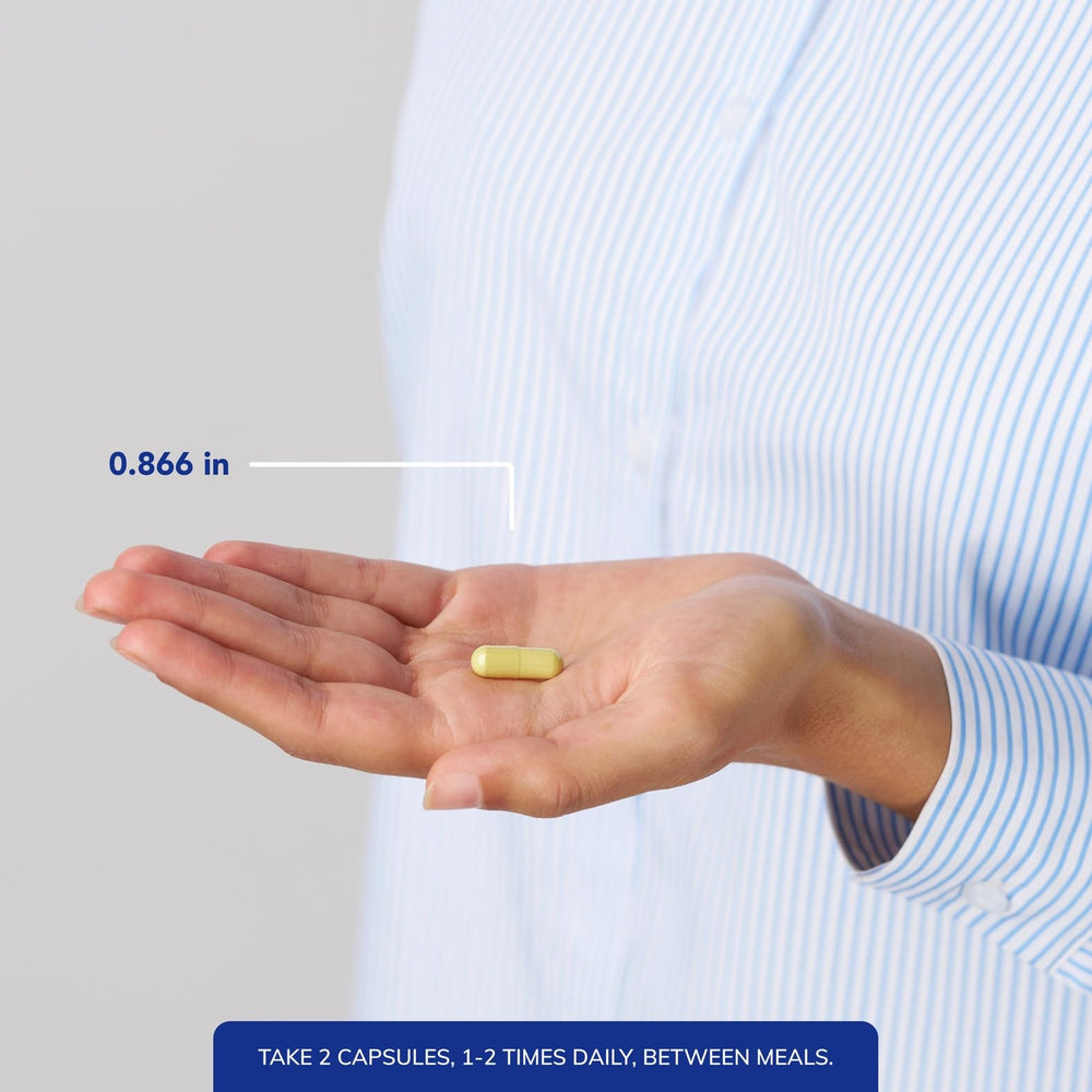 Pure Encapsulations Quercetin bottle showing dosage information on the label.