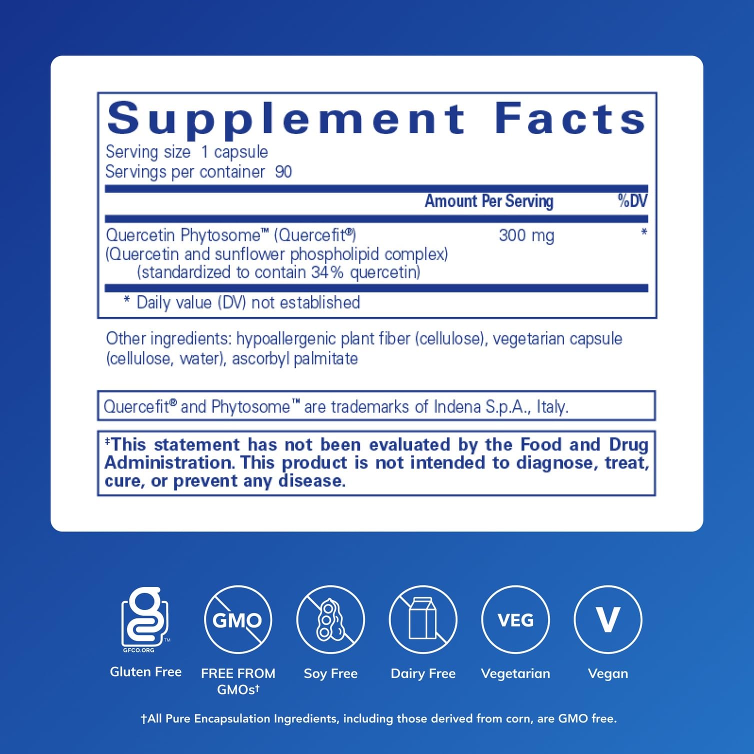 Quercetin UltraSorb capsules in bottle, convenient for daily immune support.