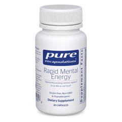 Pure Encapsulations Rapid Mental Energy bottle for focused daytime use.