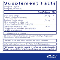 Pure Encapsulations Rapid Mental Energy capsules ready for on-the-go clarity.
