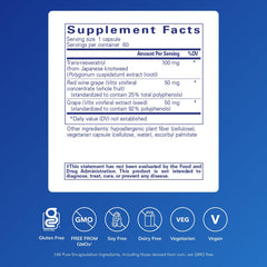 Pure Encapsulations Resveratrol EXTRA capsules for easy daily use
