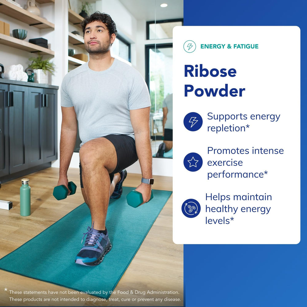 Pure Encapsulations Ribose label closeup highlights purity and trusted sourcing.