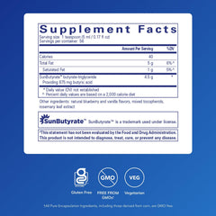 Pouring SunButyrate-TG Liquid shows convenient dosing