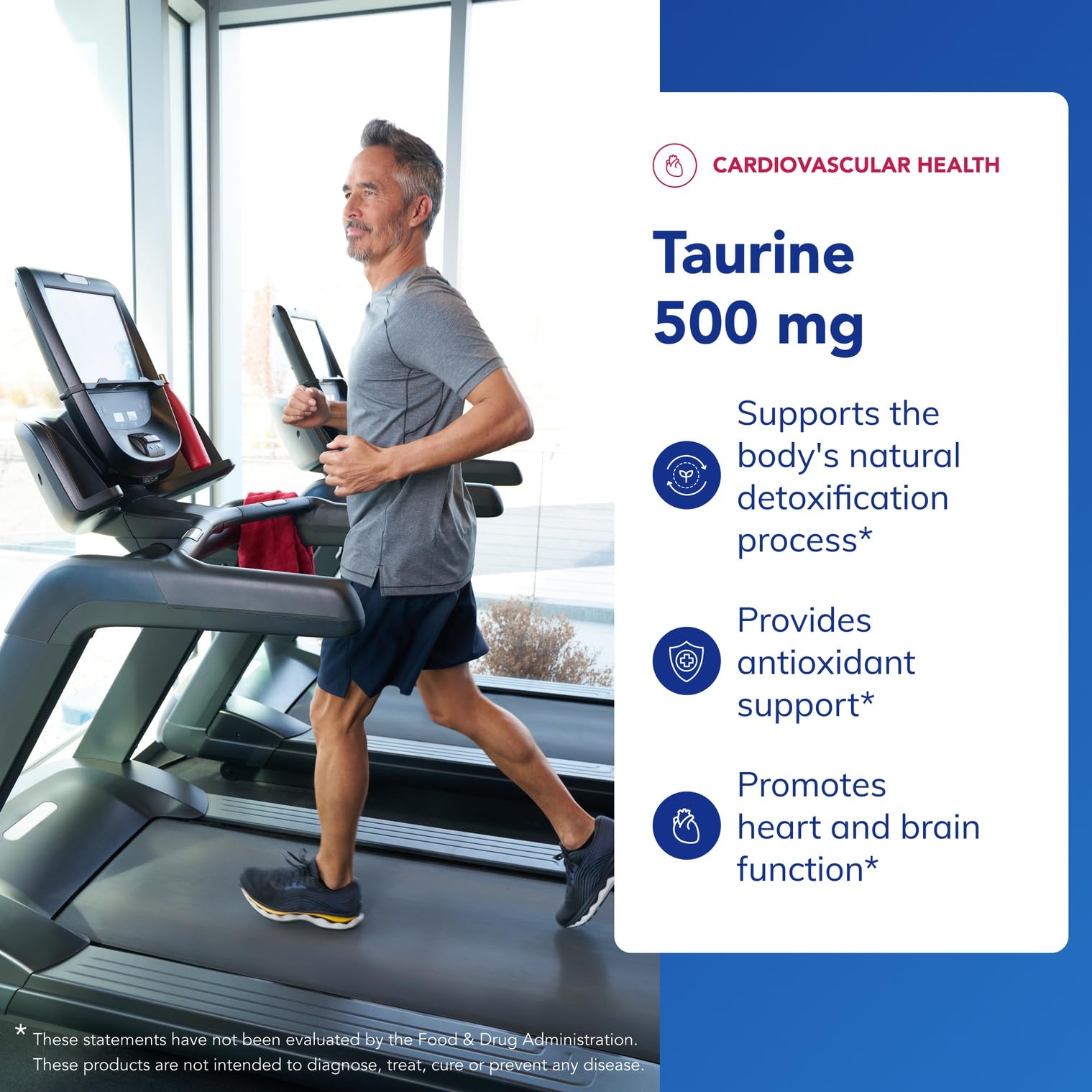 Pure Encapsulations Taurine 500 mg capsules side view for convenient daily use