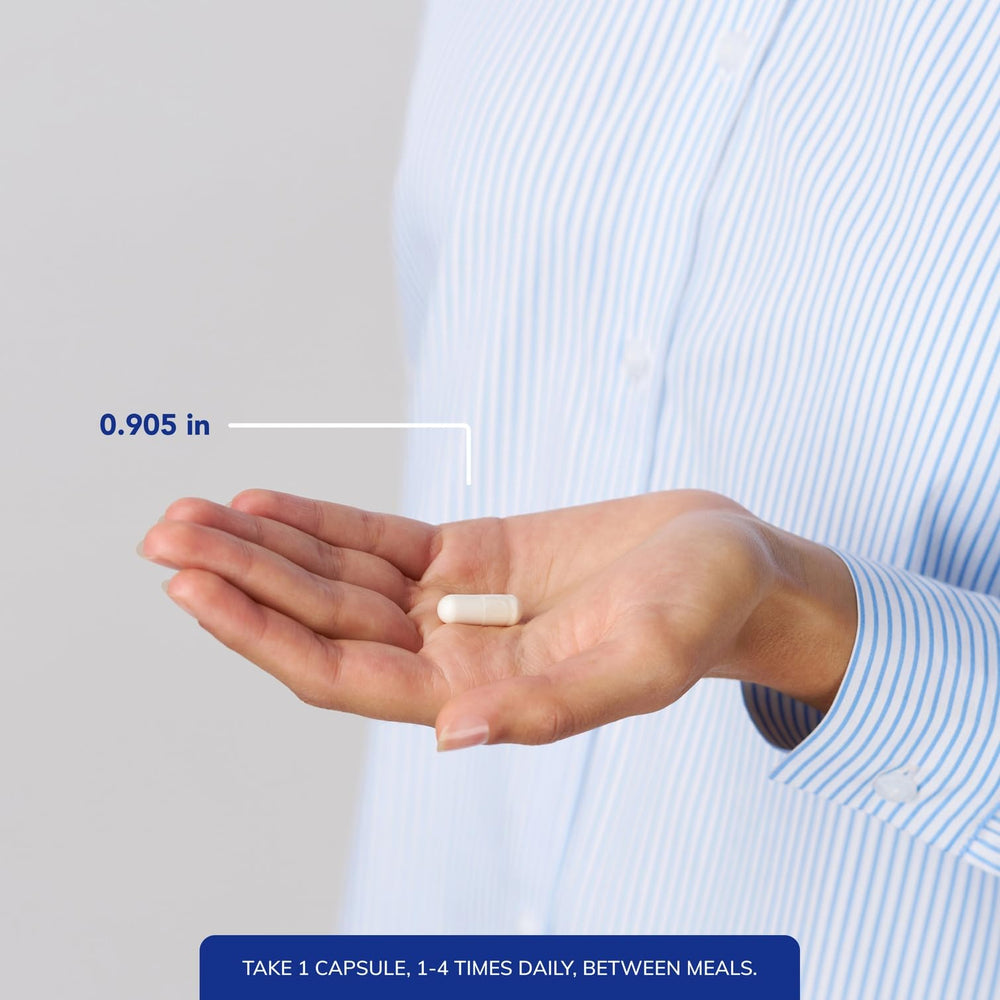 Pure Encapsulations Taurine bottle on table; easy daily integration.