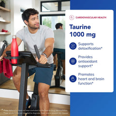 Pure Encapsulations Taurine capsules closeup; shows consistent 1000mg dosage.