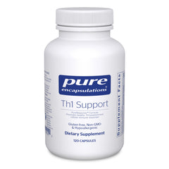Pure Encapsulations Th1 Support bottle on a kitchen counter for daily use