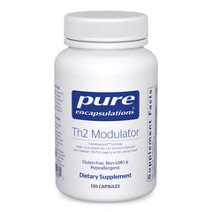 Pure Encapsulations Th2 Modulator bottle front view highlights immune balance support.