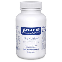 Pure Encapsulations UltraNutrient bottle front supports daily wellness with broad nutrients.