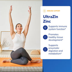 Pure Encapsulations UltraZin ingredients closeup suggesting metabolism and immune support.