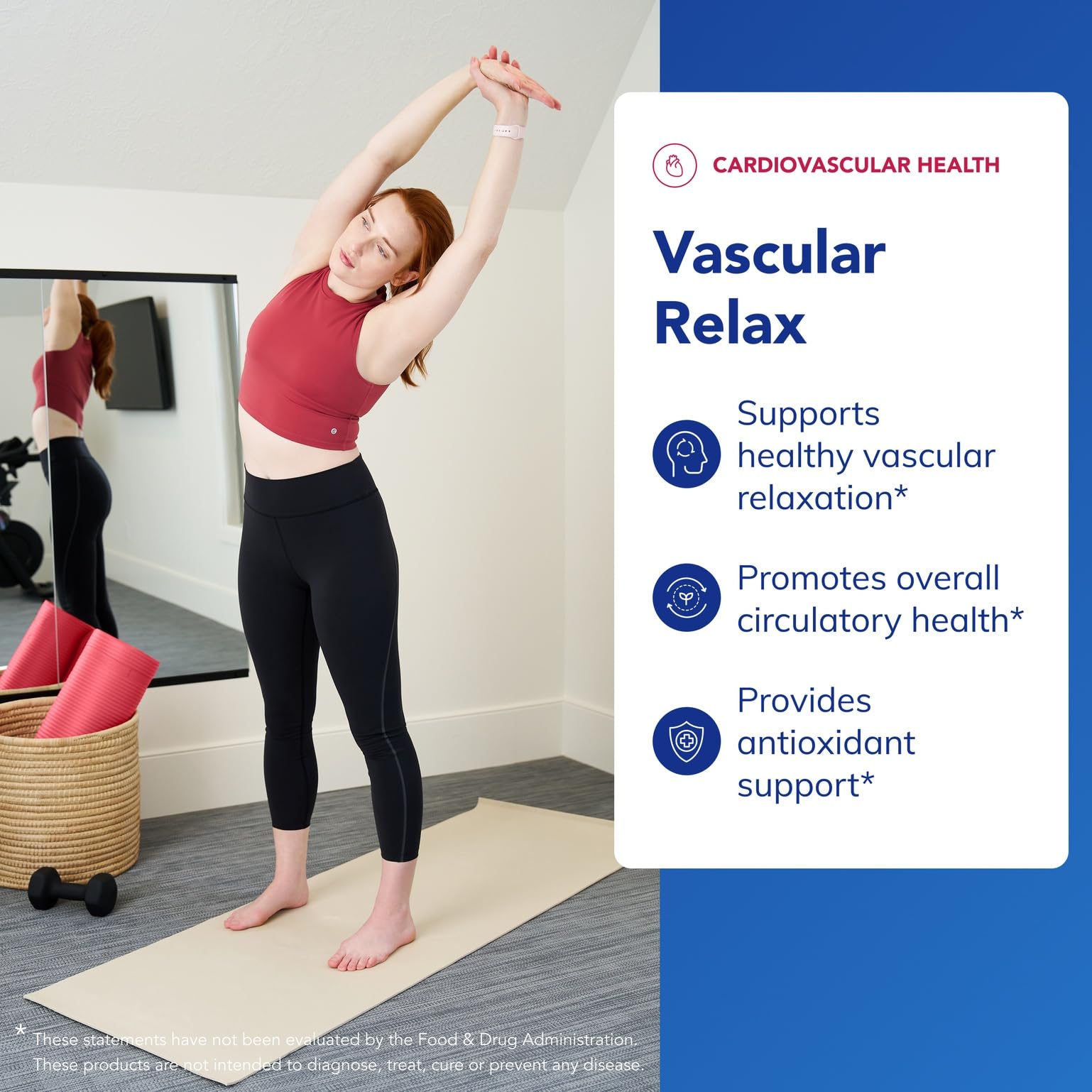 Pure Encapsulations Vascular Relax daily-use capsules for ongoing circulatory support.