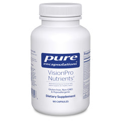 Pure Encapsulations VisionPro Nutrients bottle front for eye health support.