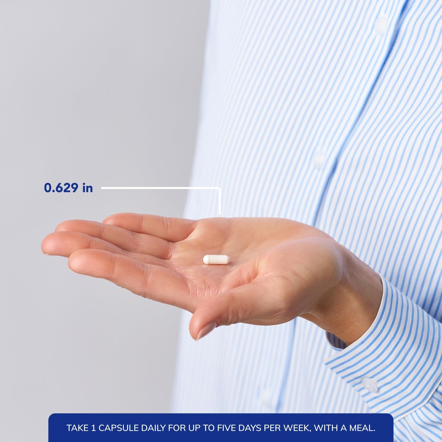 Pure Encapsulations Vitamin D3 dosage graphic, 250 mcg servings.