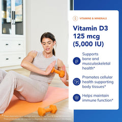 Pure Encapsulations Vitamin D3 label detail showing allergen-free formula for clean daily use