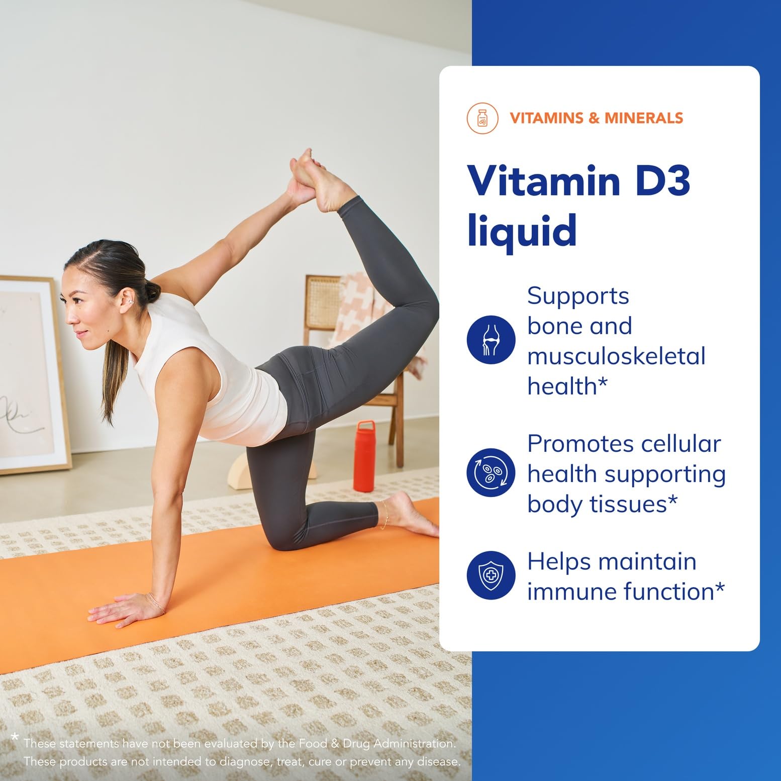 Pure Encapsulations Vitamin D3 Liquid label—emphasizes purity and premium formulation for daily intake.