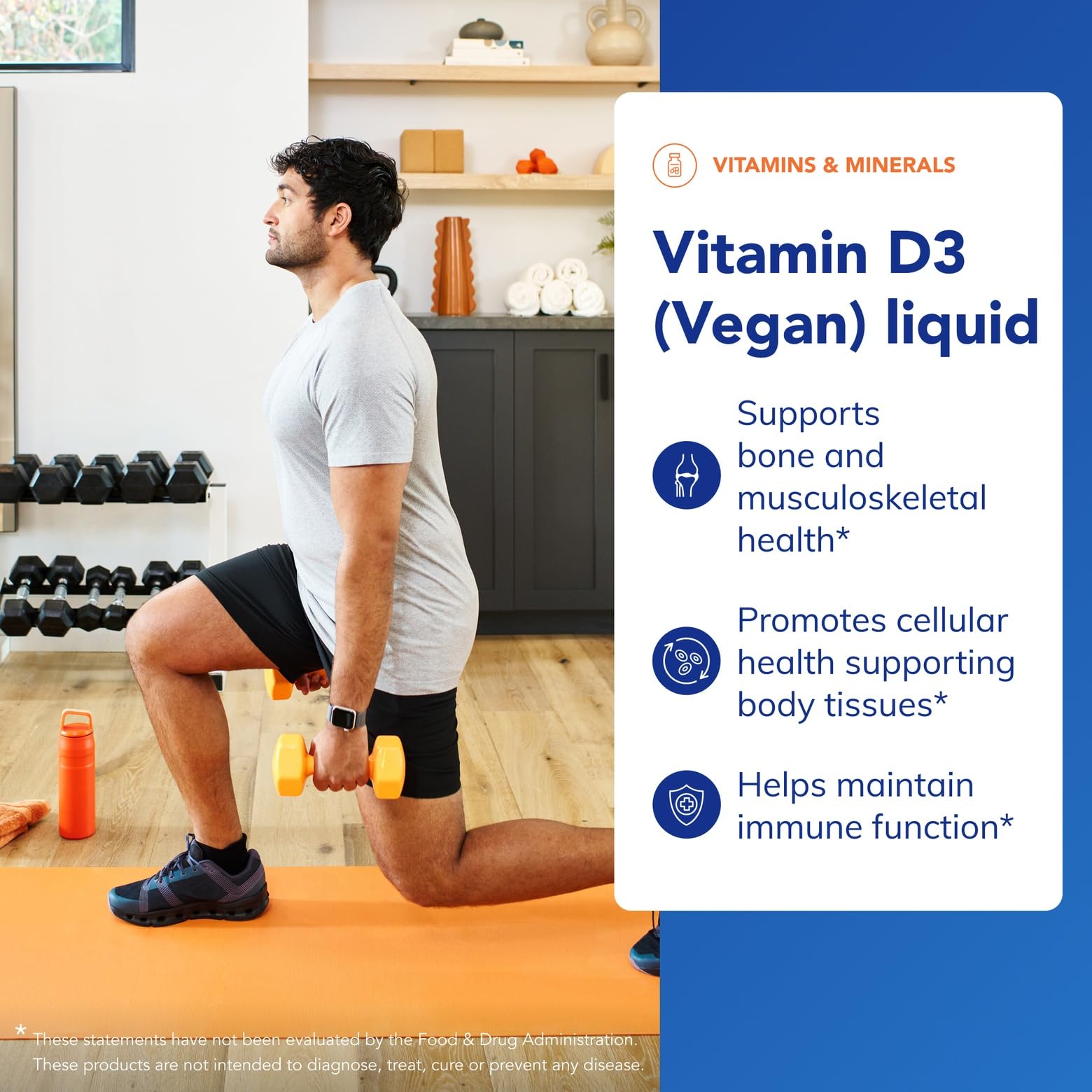 Pure Encapsulations Vitamin D3 (Vegan) Liquid label close-up emphasizes clean allergen-free formulation