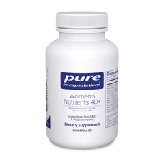 Pure Encapsulations Women's Nutrients 40+ bottle supports urinary tract health.