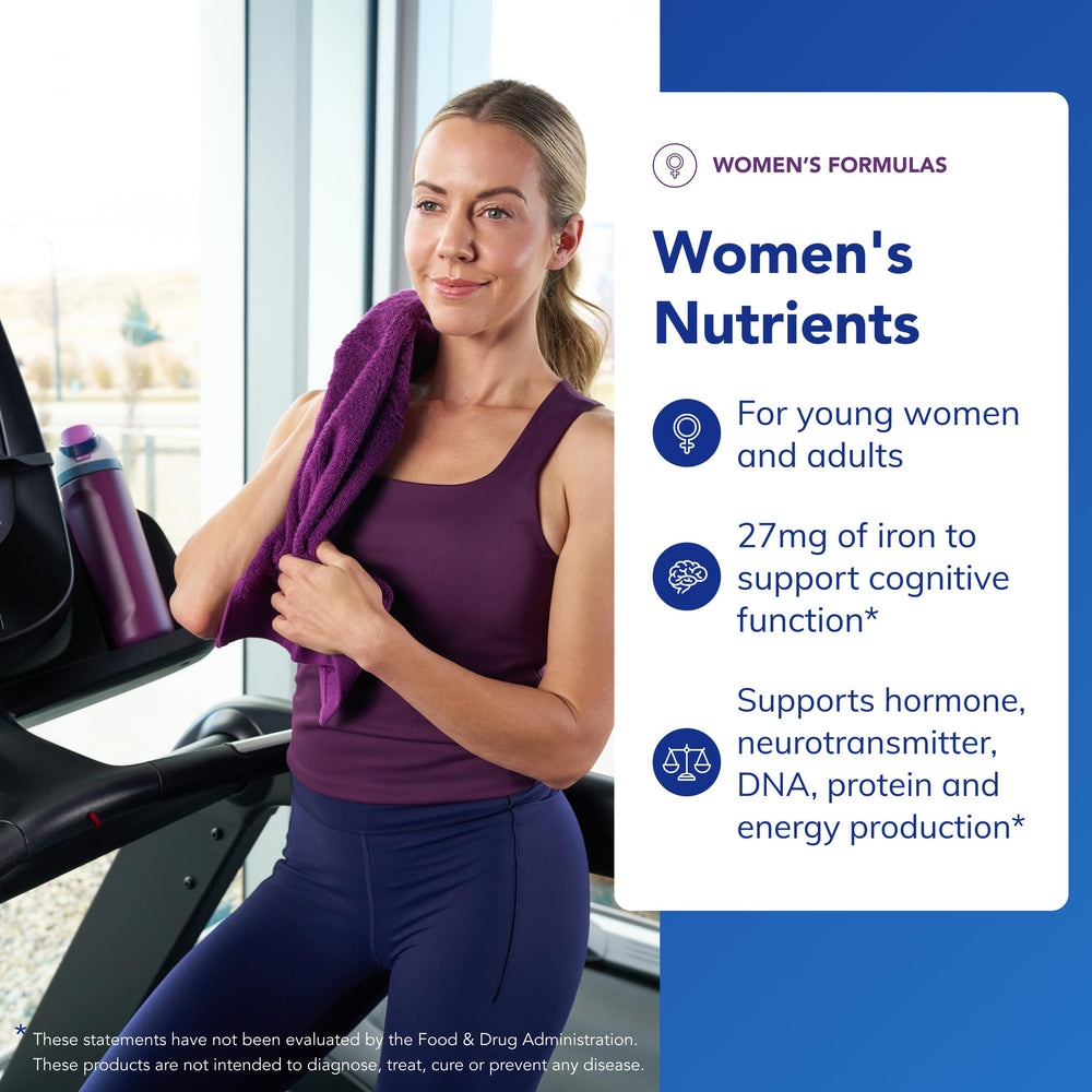 Pure Encapsulations Women’s Nutrients capsules closeup highlights chelated minerals for absorption