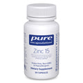Pure Encapsulations Zinc 15 mg – Zinc Picolinate for Immune Support, Growth & Wound Healing | 30 Capsules