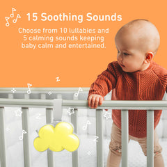 Pure Enrichment PureBaby Cloud night light with color cycle for gentle bedtime ambience