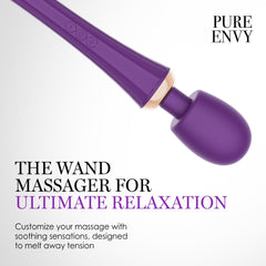 Pure Envy Joystick wand 5 modes image showcases versatile vibration patterns for personalized sessions.