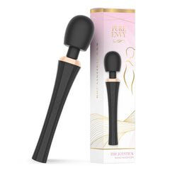 Pure Envy Joystick wand head close-up showing flexible silicone tip for precise targeting.
