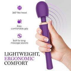 Pure Envy Joystick wand on charge illustrates long-lasting battery for extended play.