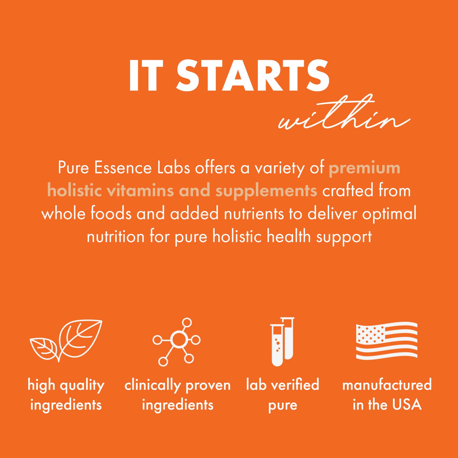 Pure Essence Labs Candex bottle with label for shelf appeal
