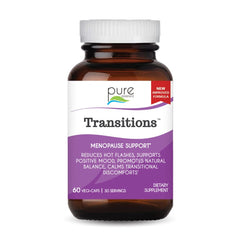 Pure Essence Labs Transitions bottle for menopause support.