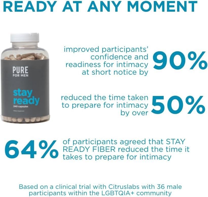 Vegan Stay Ready Fiber packaging emphasizing clean, plant-based cleanse