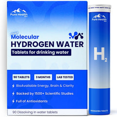 Pure Health Max PHM hydrogen water tubes pack for everyday hydration on the go.