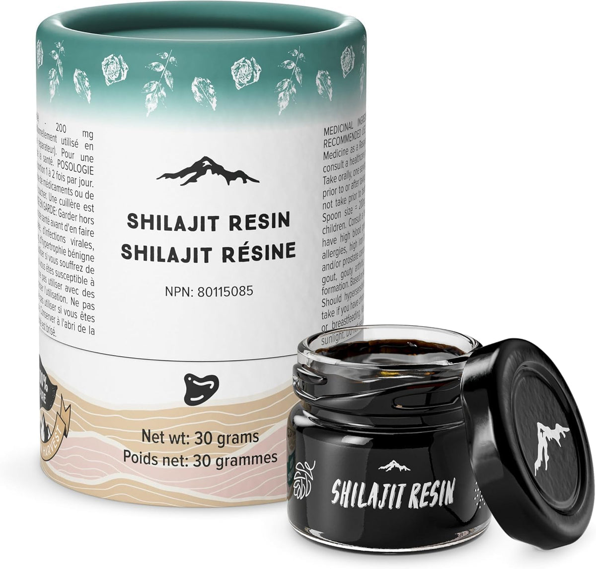 Pure Himalayan Shilajit resin jar showing premium purity and potency for daily energy support