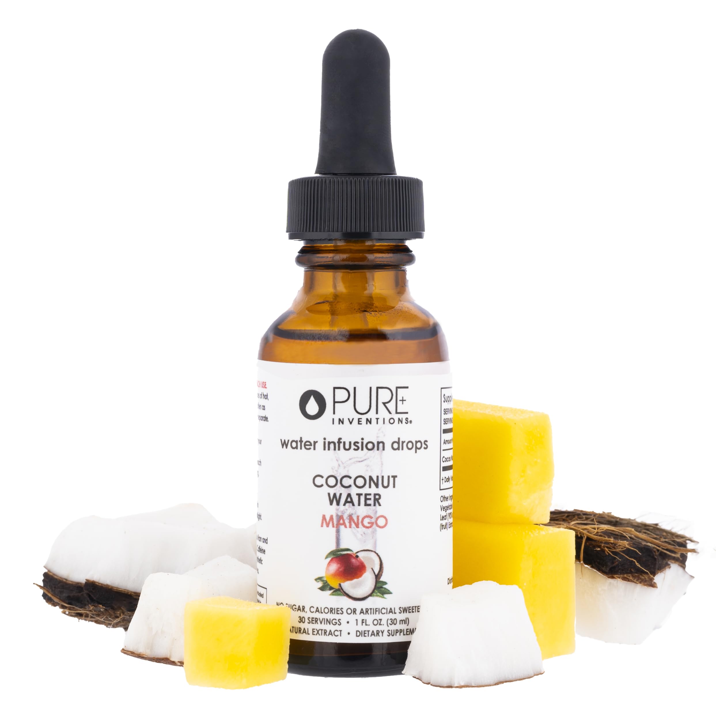 Pure Inventions coconut flavor closeup reveals tropical aroma