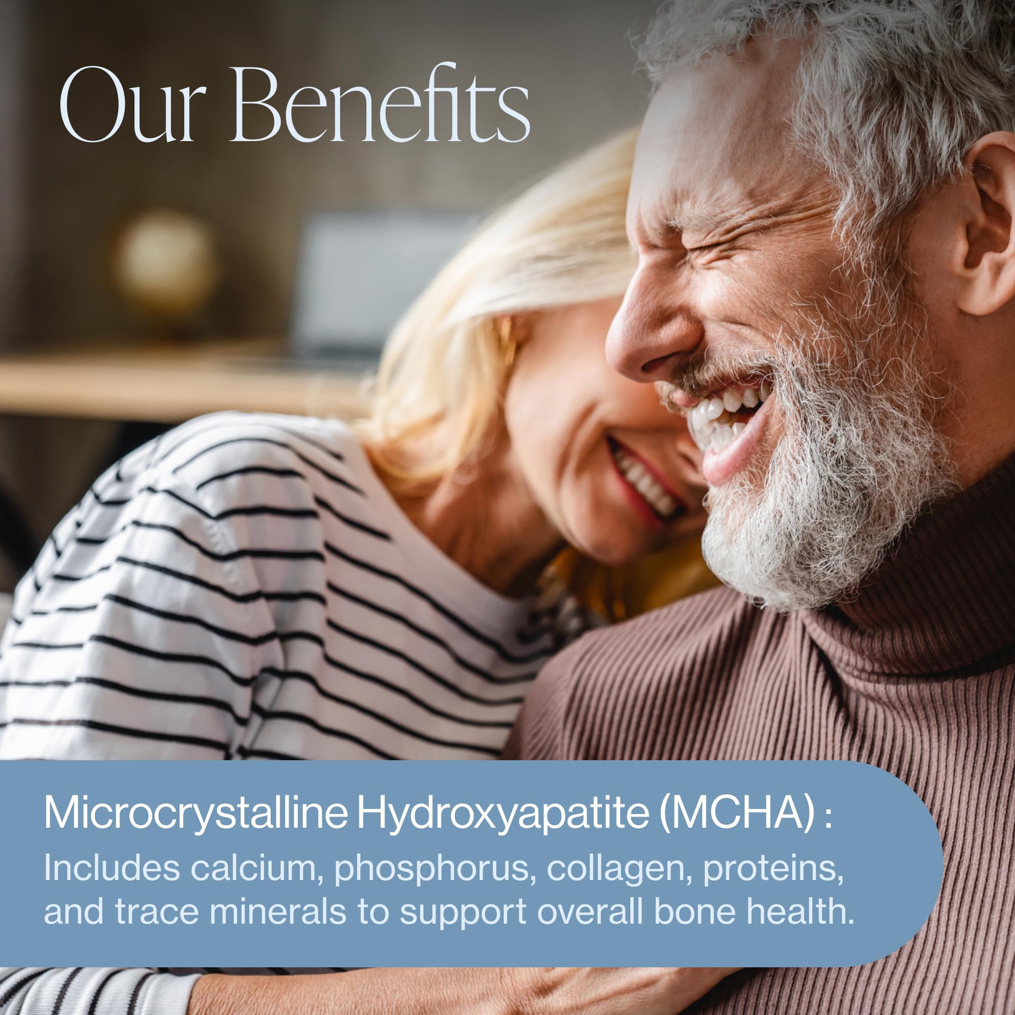 Pure Micronutrients calcium citrate and hydroxyapatite blend visualizing bioavailable minerals
