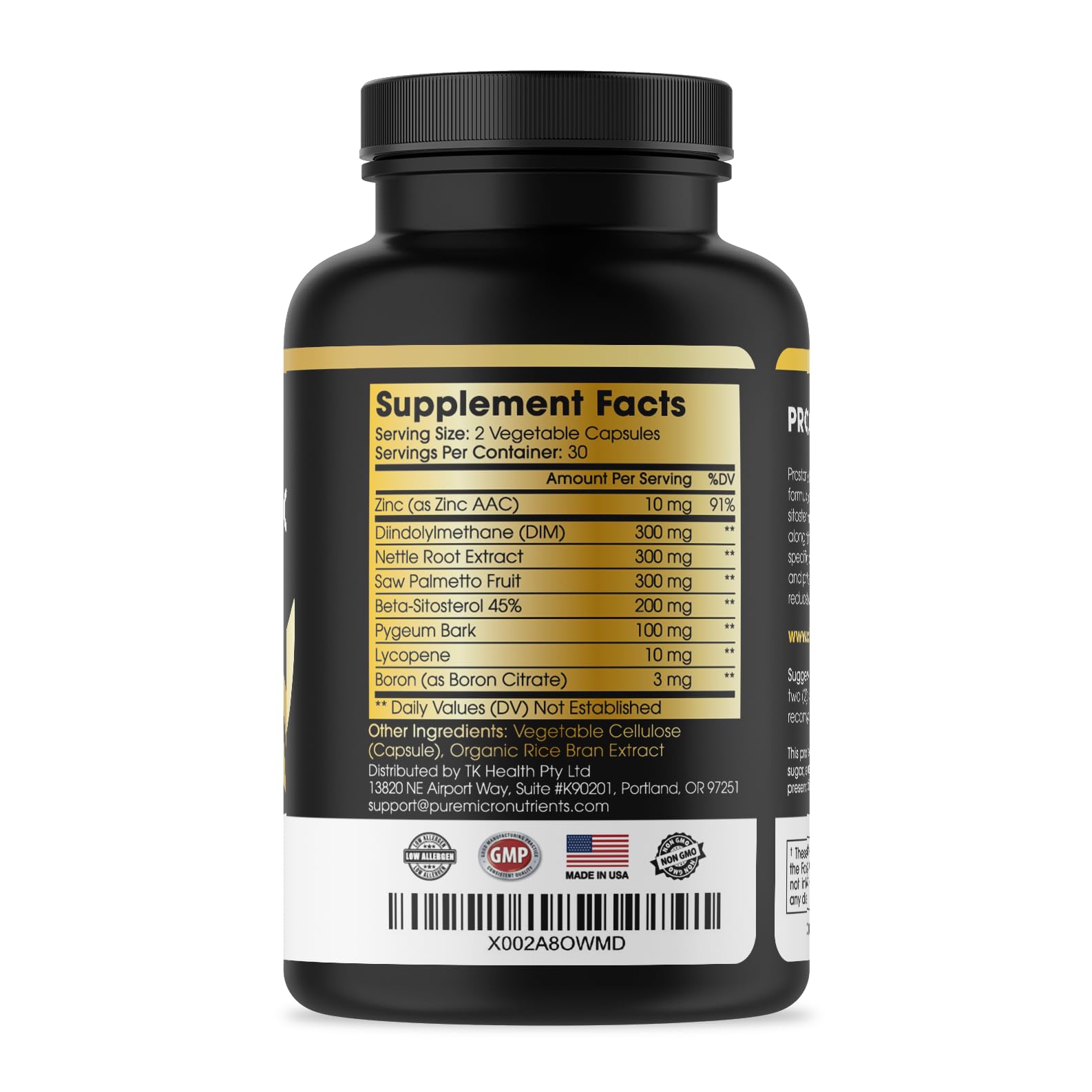 Pure Micronutrients Made in USA label beside product line
