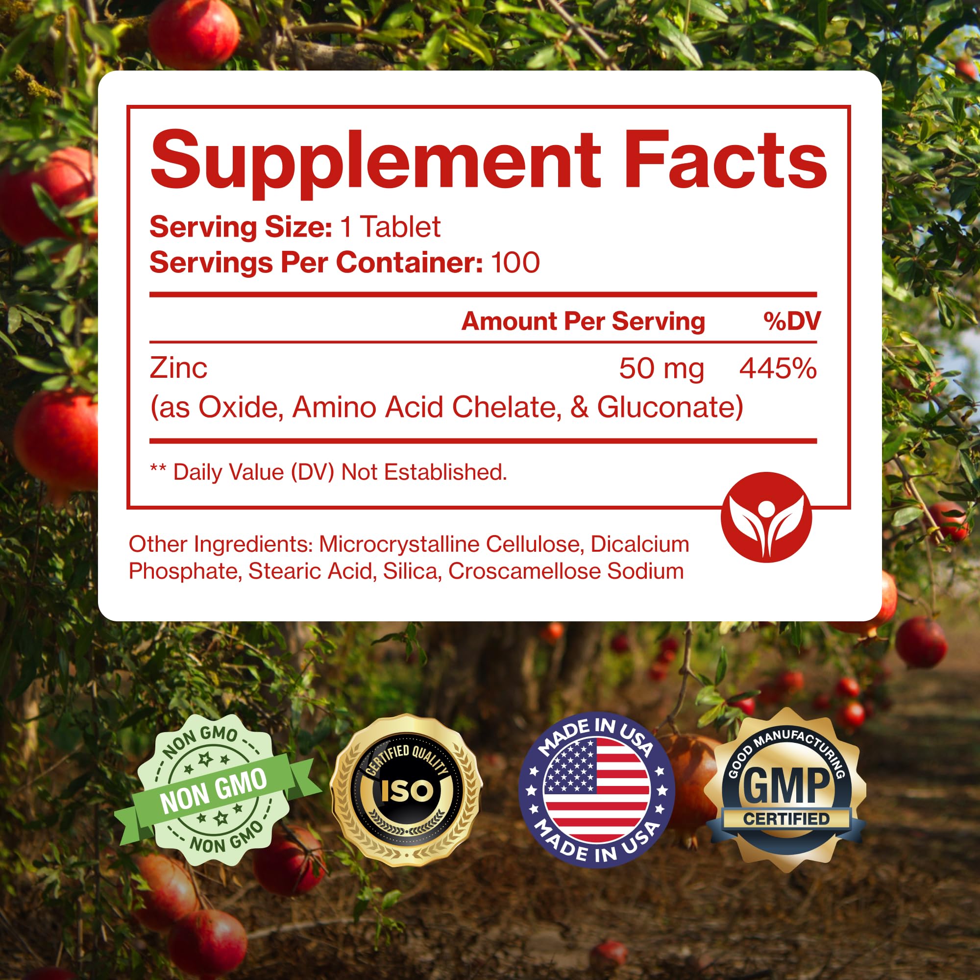 Pure Micronutrients Mega Zinc pack shot emphasizing dosage and freshness.