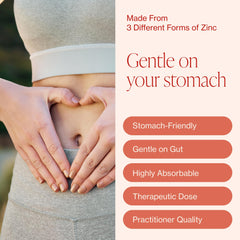 Pure Micronutrients Mega Zinc three-form blend visual for diverse absorption.