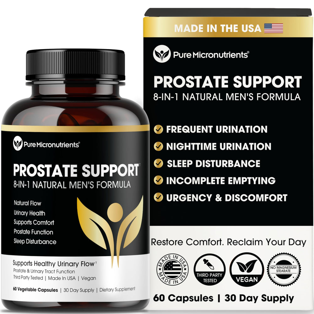 Pure Micronutrients Prostate Health Bottle showing the product ready for daily use